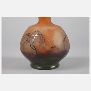 André Delatte Ätzglasvase