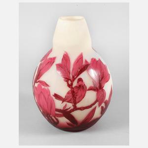 André Delatte große Ätzglasvase