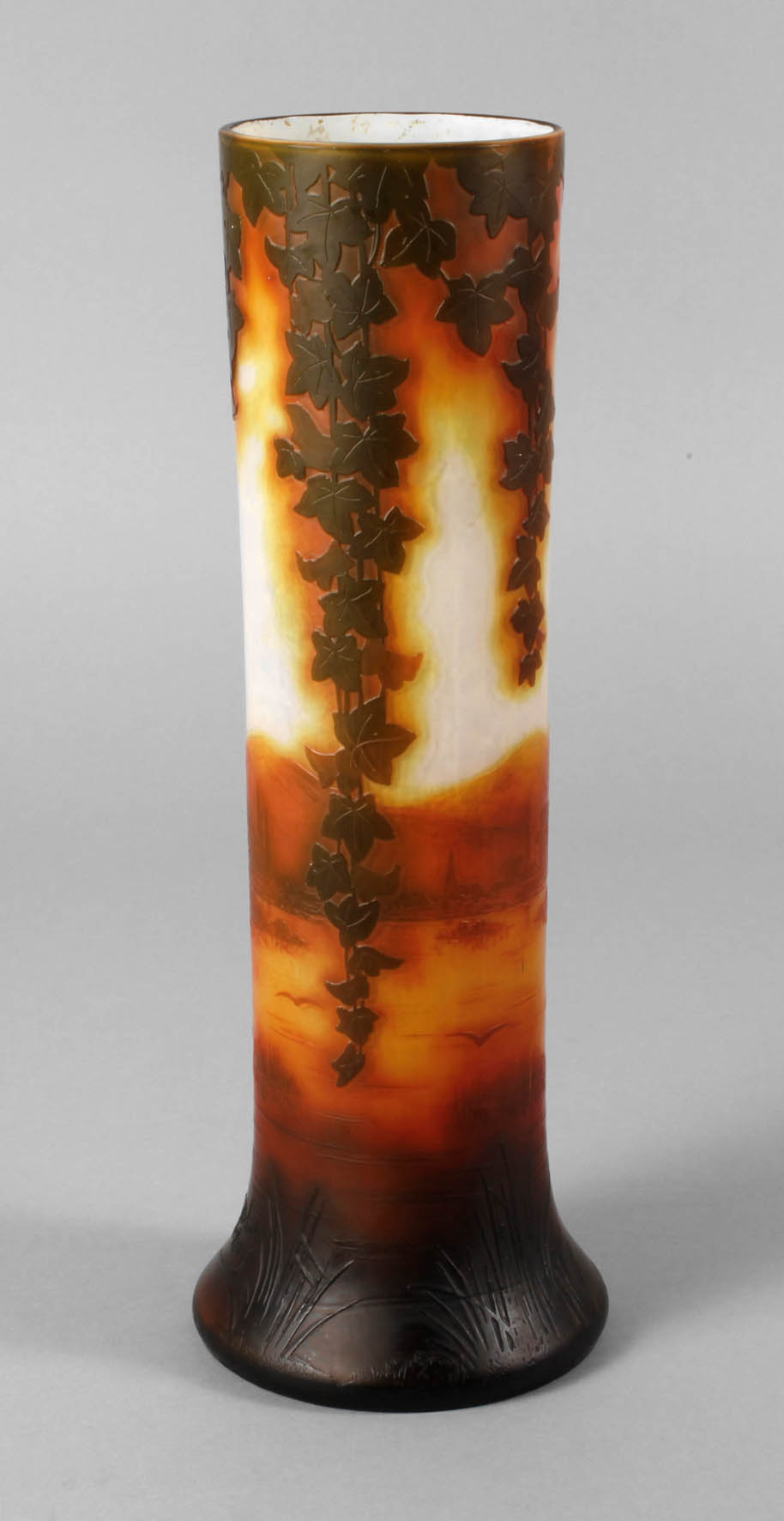 Ätzglasvase Michel de Nancy