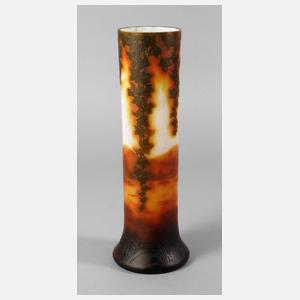 Ätzglasvase Michel de Nancy