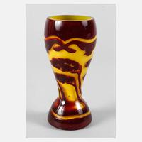 Schlesische Ätzglasvase111