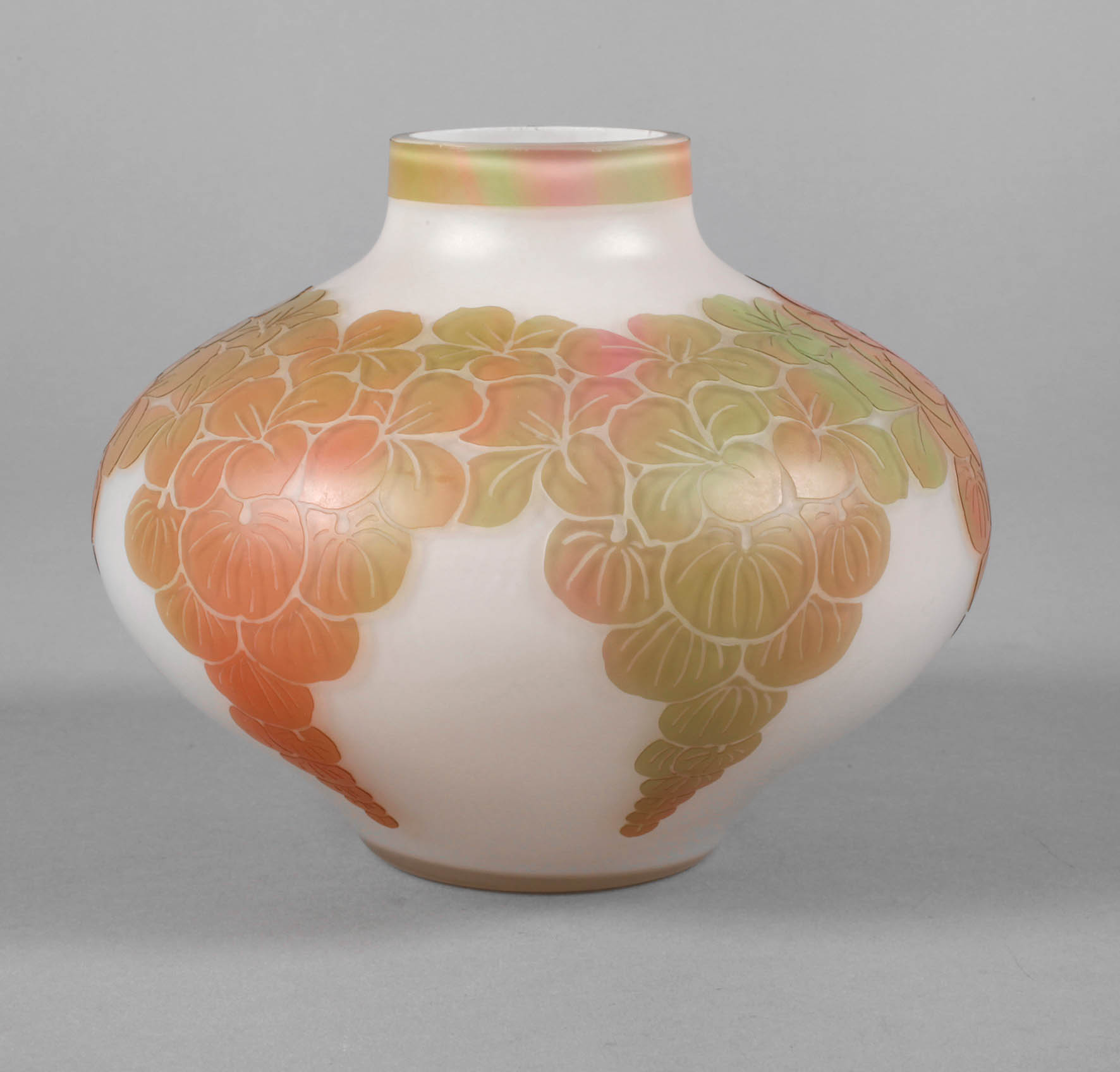 Beckmann & Weis Ätzglasvase