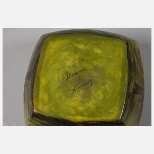 Daum Nancy Deckeldose Landschaftsdekor