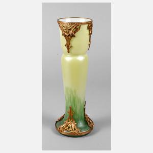 Montierte Jugendstilvase
