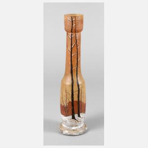 Vase Winterlandschaft