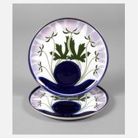 Vereinigte Münchner Werkstätten zwei Unterteller111