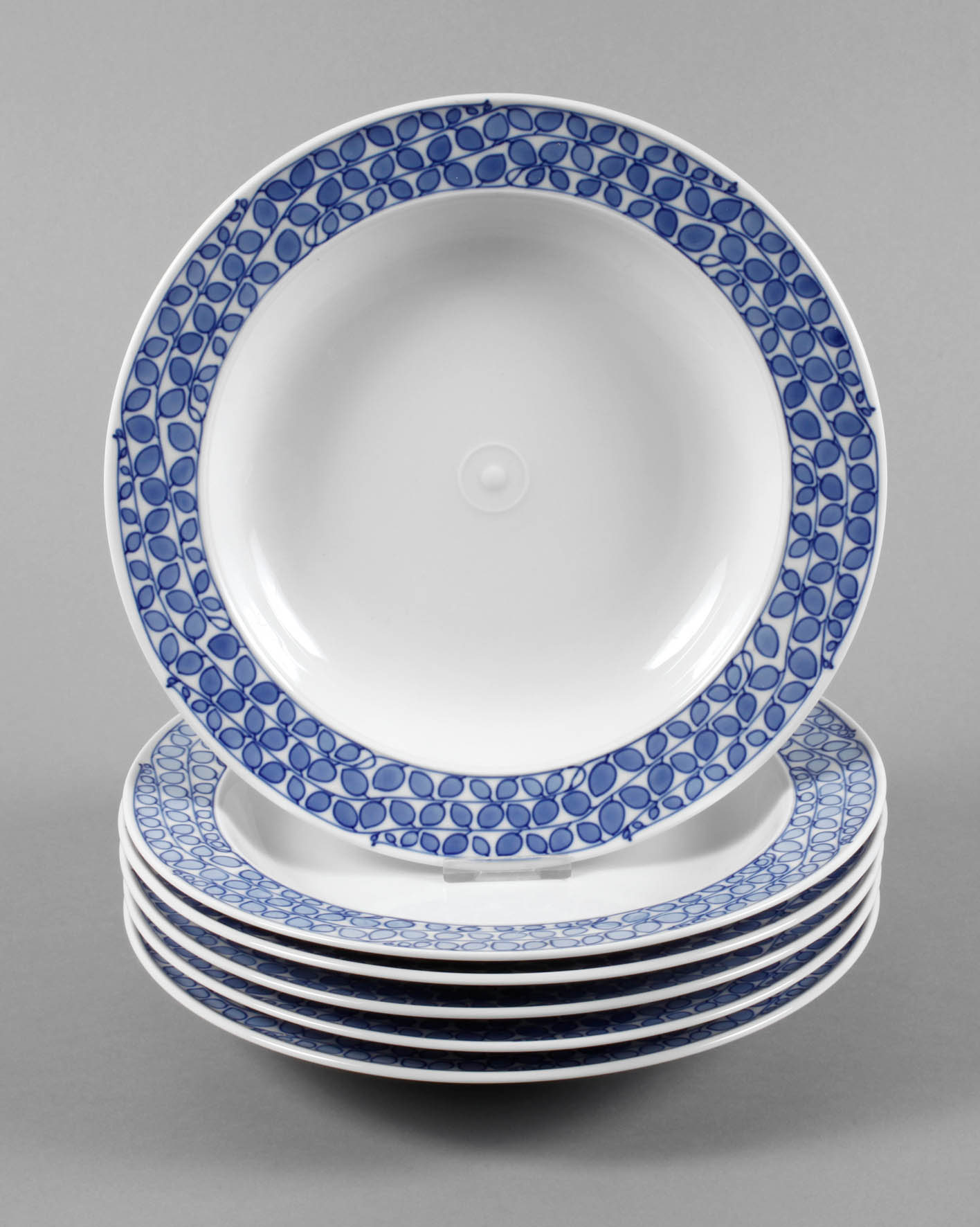 Meissen Richard Riemerschmid sechs Suppenteller