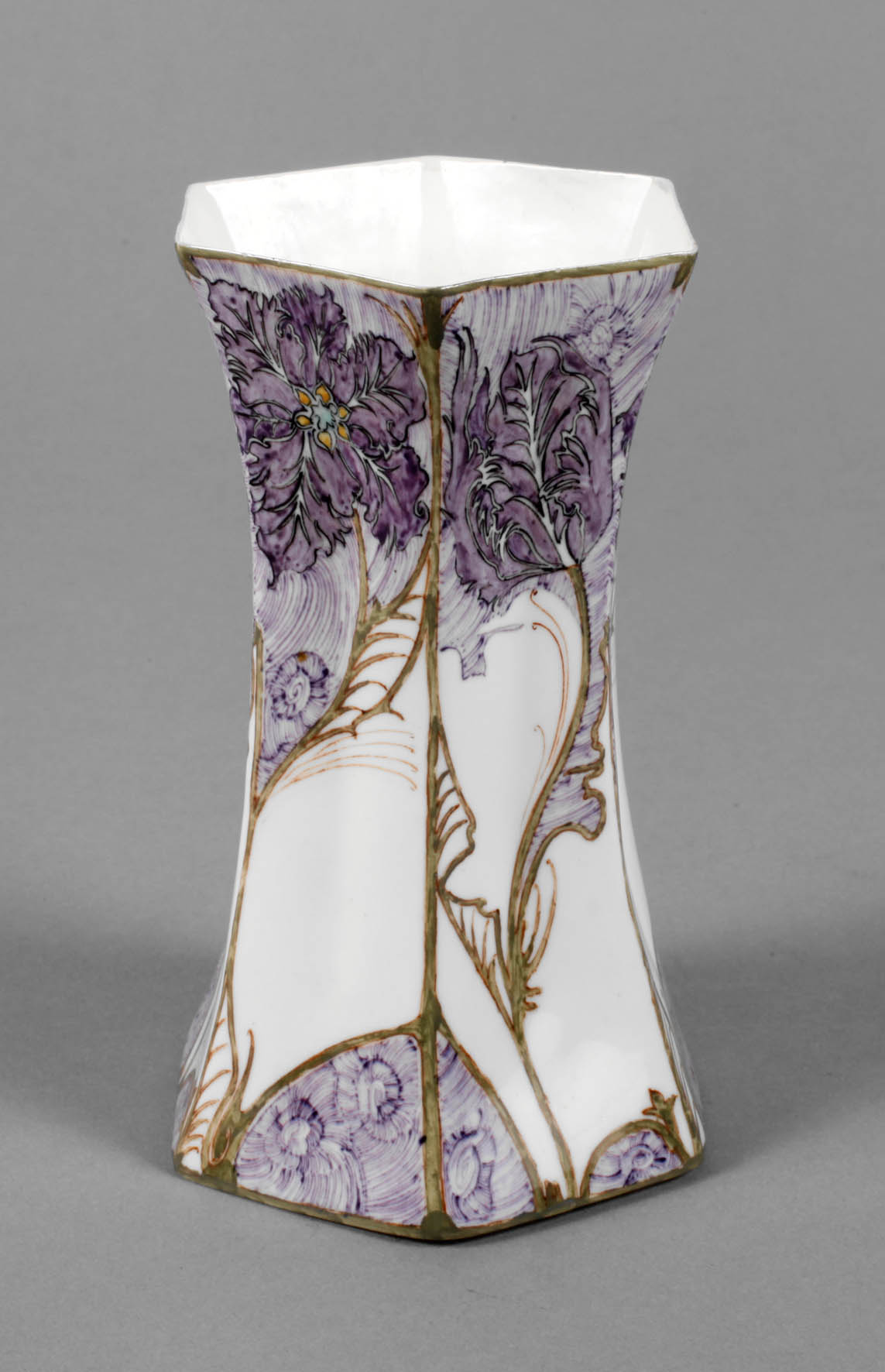 Rozenburg Jugendstilvase Eierschalenporzellan