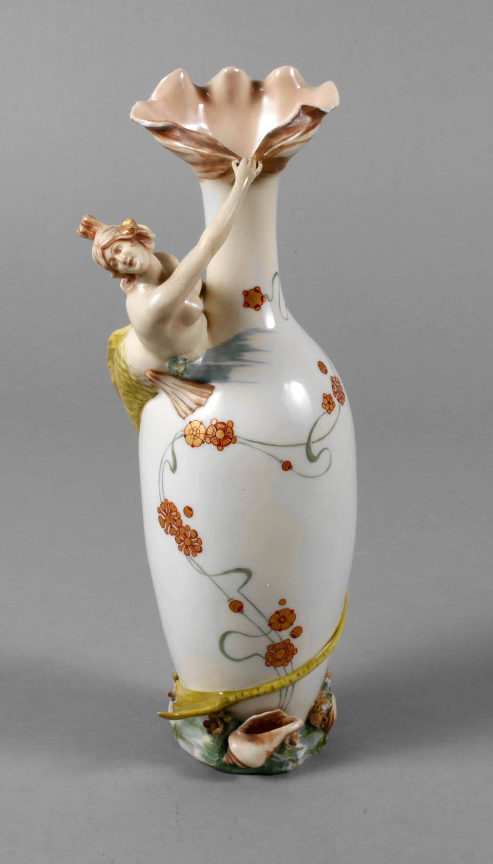 Schwarza-Saalbahn Vase mit Nixe