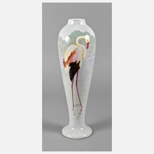 Boch Frères große Vase Flamingo