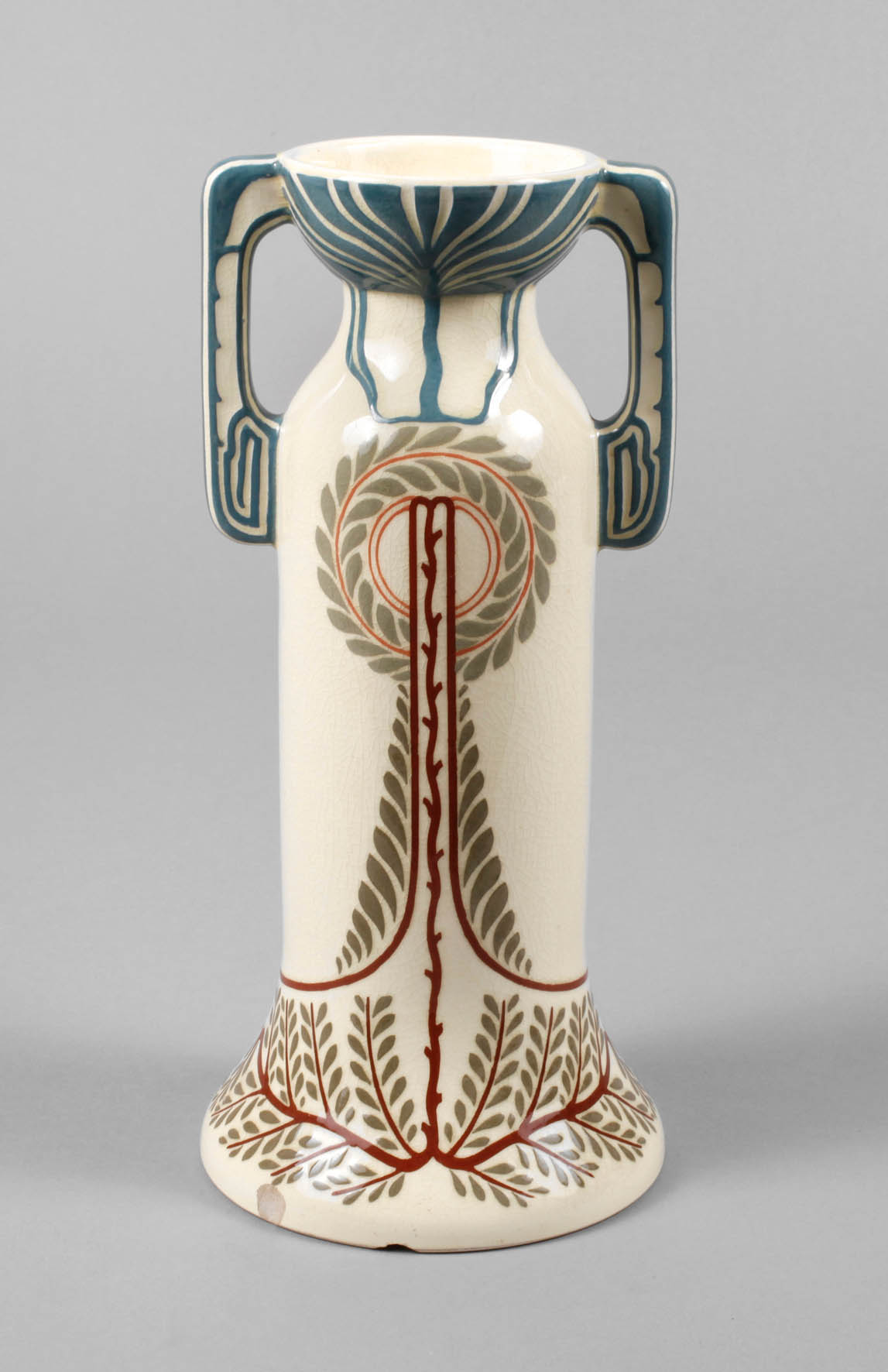 Vase Schlickermalerei