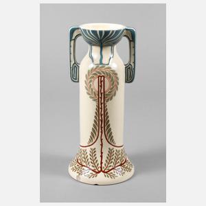 Vase Schlickermalerei