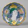 Italien Wandteller Jugendstil