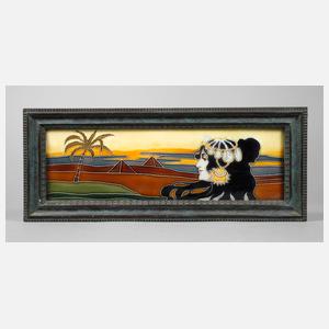 Johann von Schwarz Bildplatte ”Die Nacht”