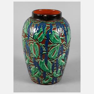 Tonwerke Kandern Vase Schlickermalerei