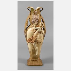 Royal Dux große Figurenvase