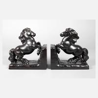 Paar Buchstützen Michael Powolny111