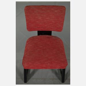 Vier Stühle Art déco