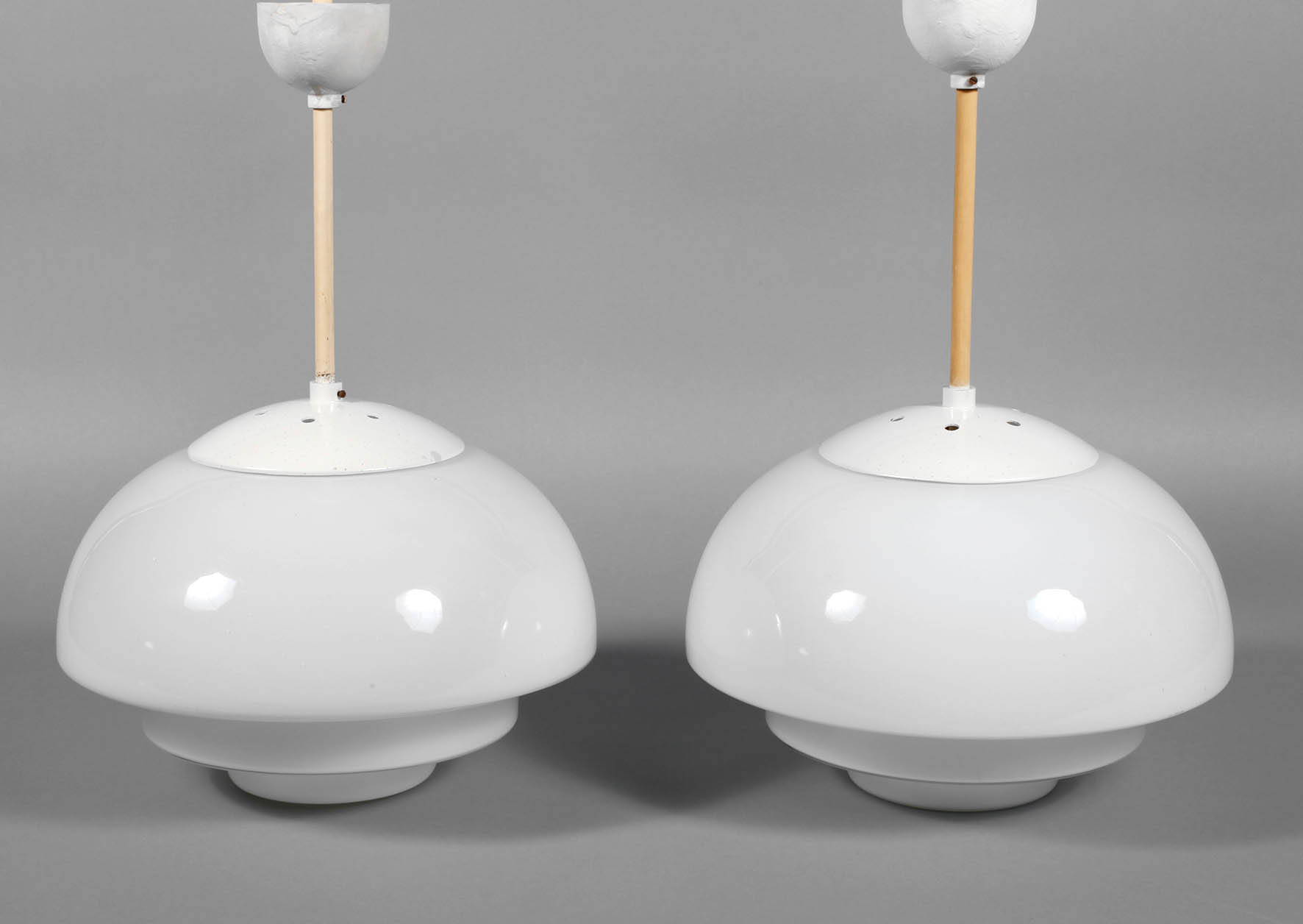 Paar Deckenlampen Art déco