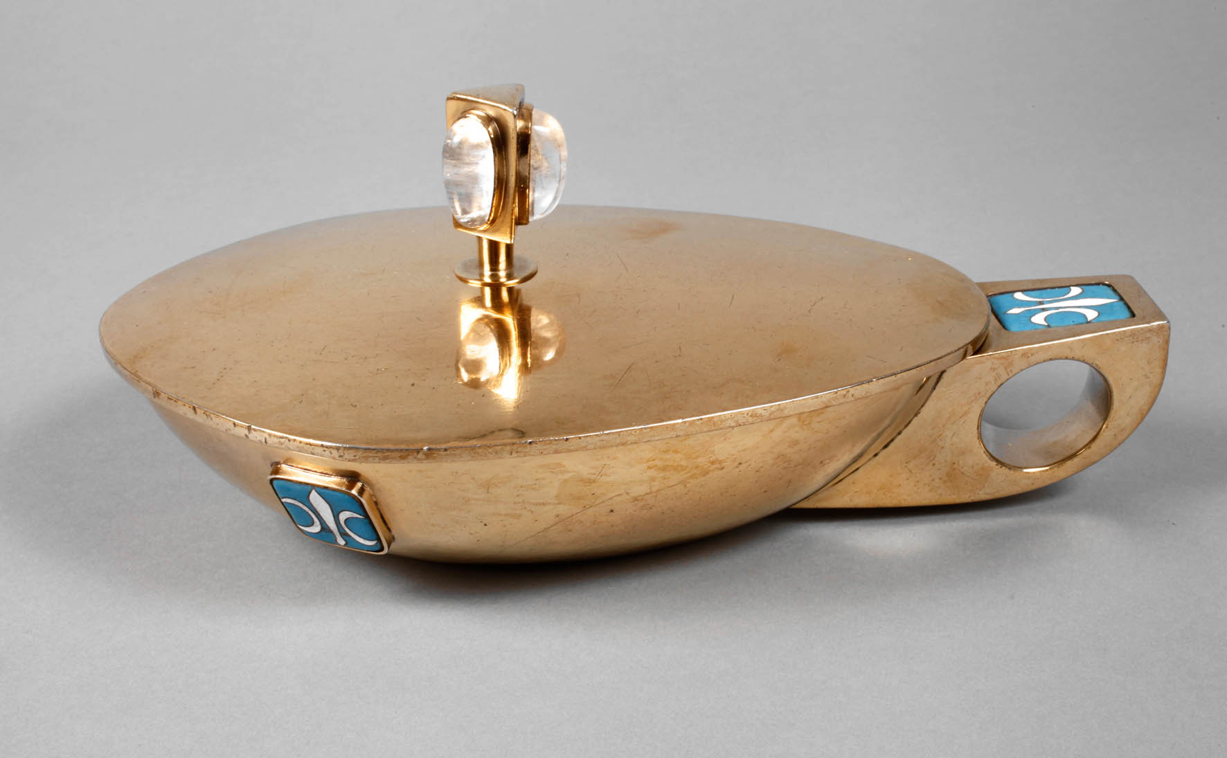 Hostienbehälter Silber