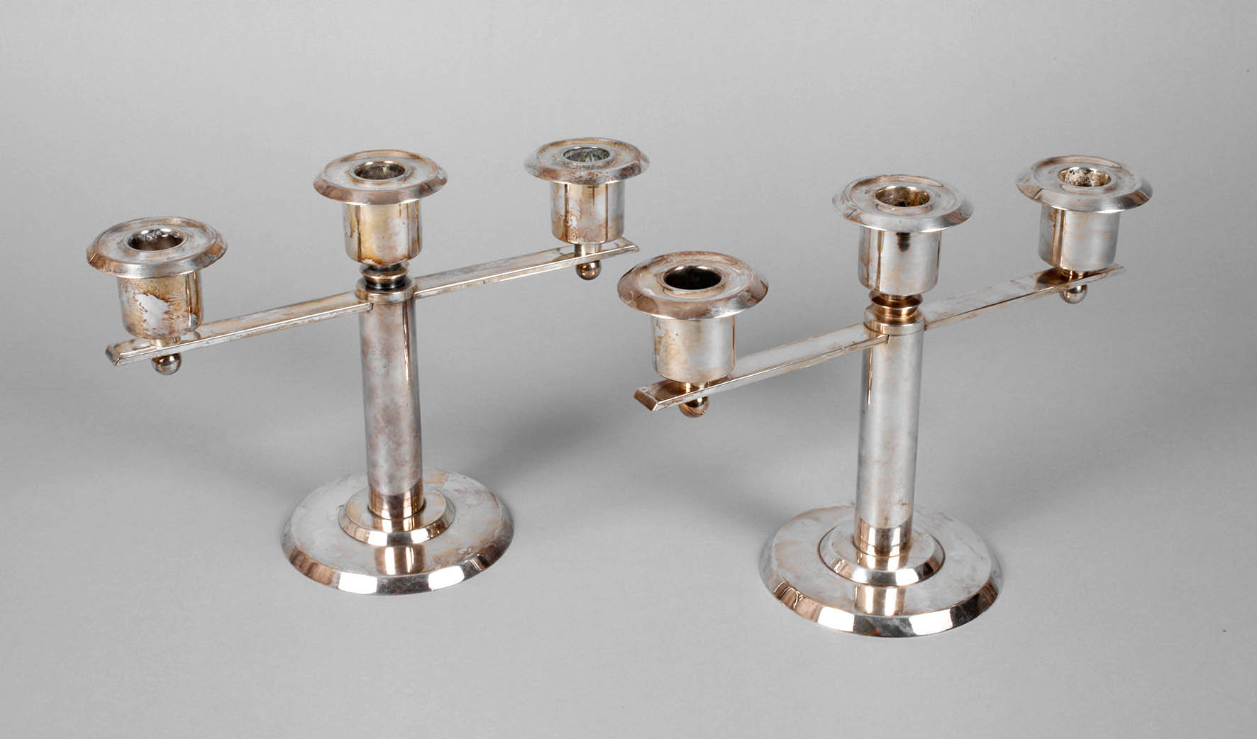 Paar Tafelleuchter Wellner