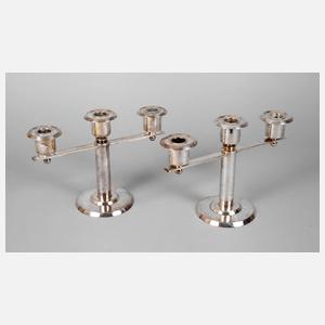 Paar Tafelleuchter Wellner