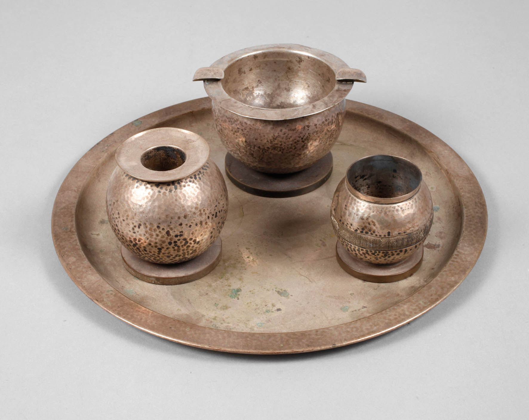 Rauchgarnitur Silber