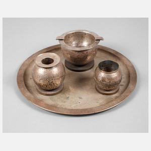 Rauchgarnitur Silber