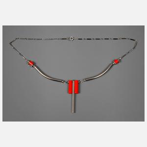 Jakob Bengel, attr., Collier Kunststoff und Metall