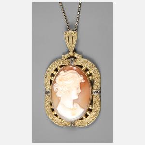 Theodor Fahrner, großer Anhänger