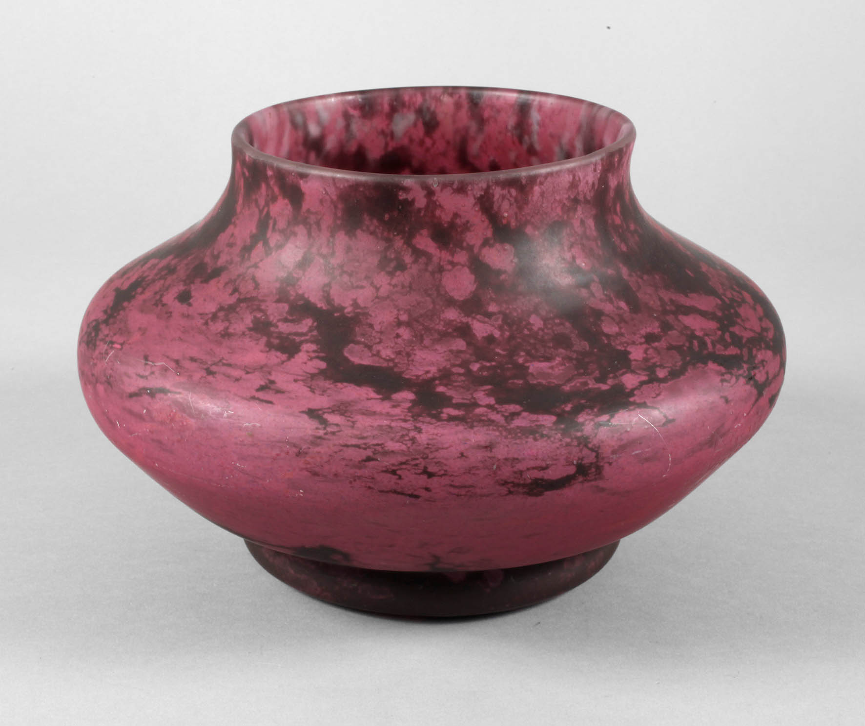 Daum Nancy Vase Pulvereinschmelzungen