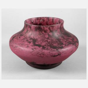 Daum Nancy Vase Pulvereinschmelzungen