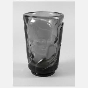 Alfred Fritsche Vase Mädchenportrait