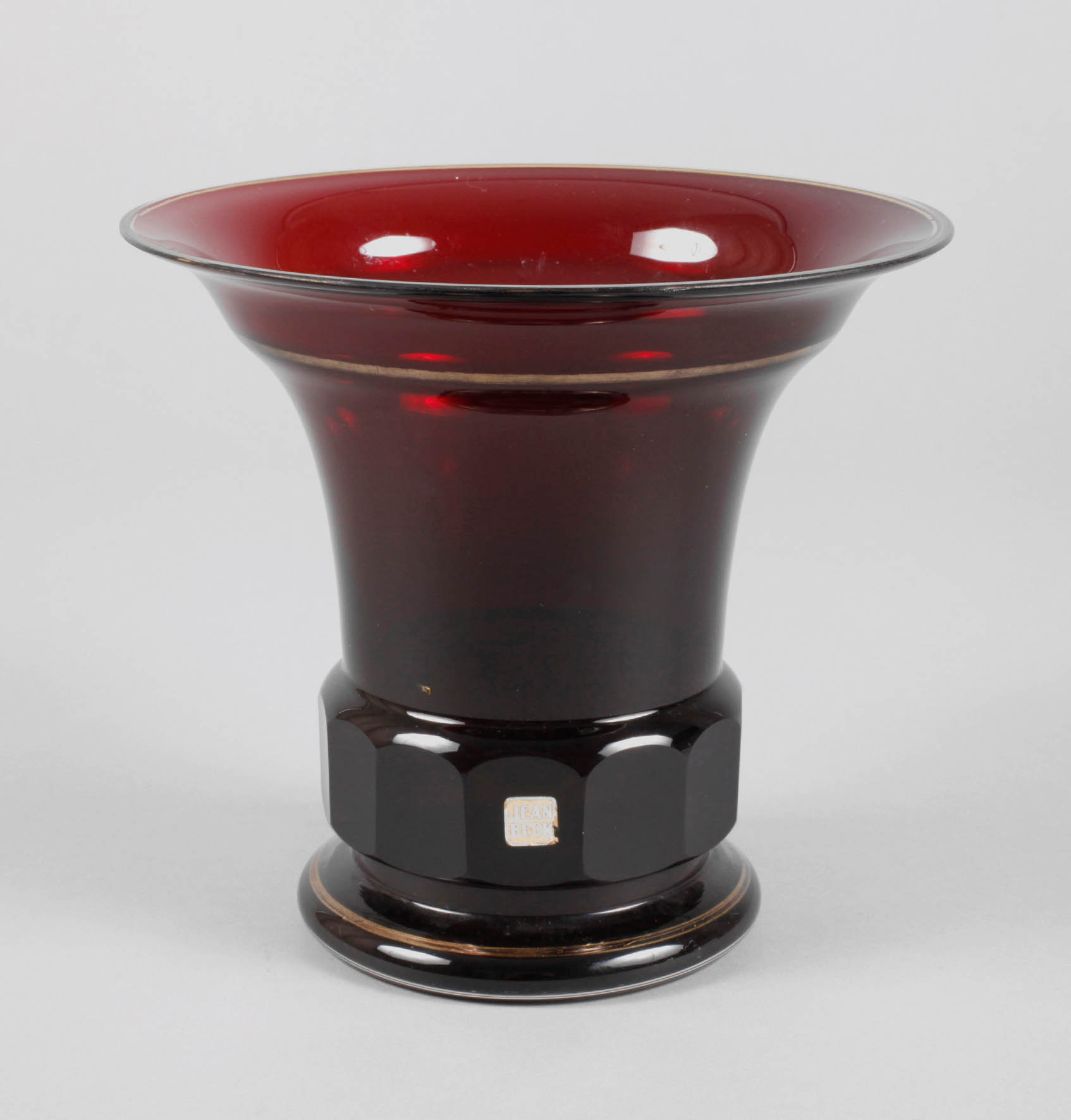 Jean Beck Vase Art déco