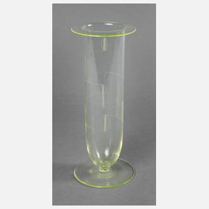 Uranglasvase Art déco