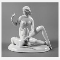 KPM Berlin Diana mit Reh111