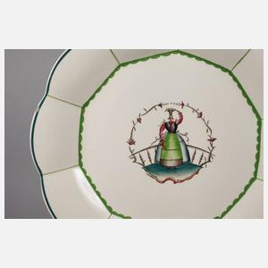 Zwei Art déco Teller Guido Andlovitz