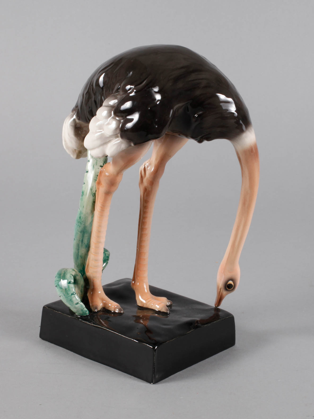 Goldscheider Wien Straußenvogel