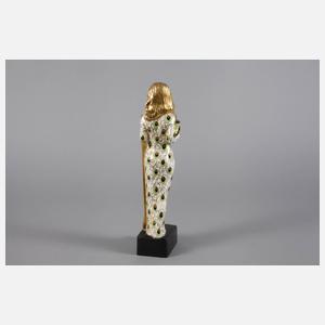 Serapis Wahliss Wien Dame mit Vogel