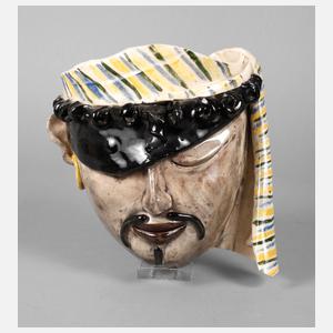 Wandgefäß als Seeräuber