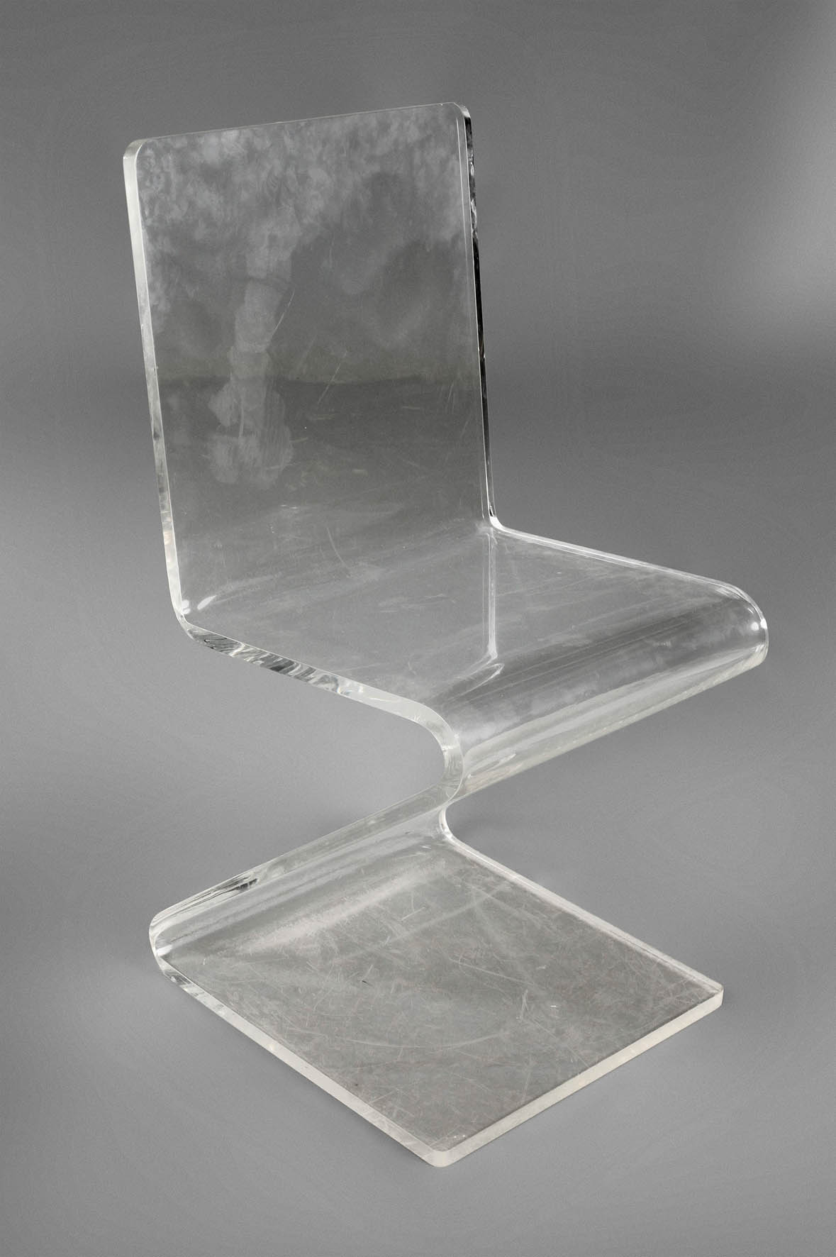 Zig Zag Stuhl Plexiglas