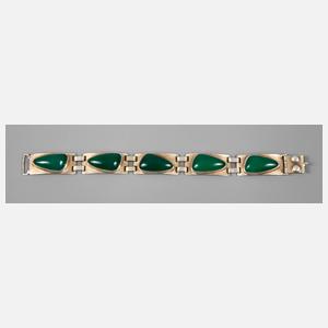 Georg Kramer, Armband mit Chrysoprasen