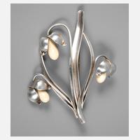 Brosche als Schneeglöckchen111