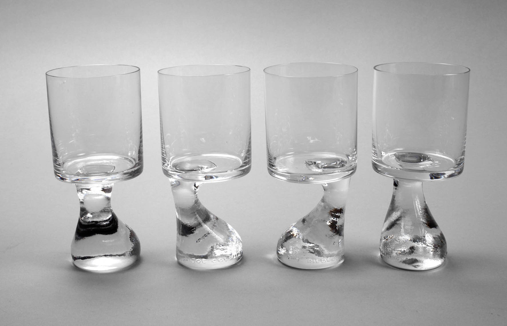 Vier Stapelgläser Joe Colombo