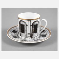 Rosenthal Mokkatasse Fornasetti111