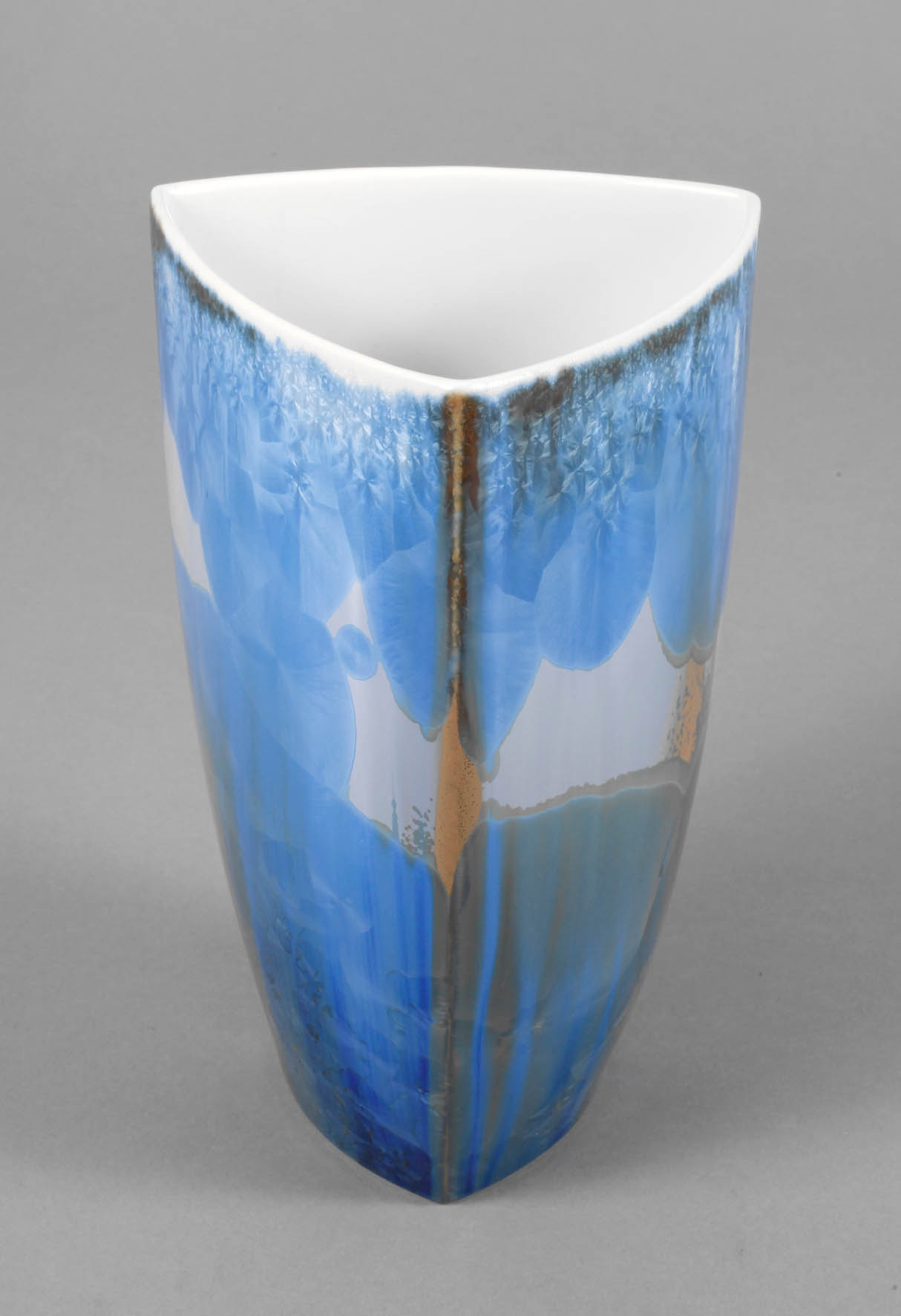 Schwarzburg Kristallglasurvase