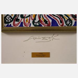 Salvador Dali sechs Wandplatten