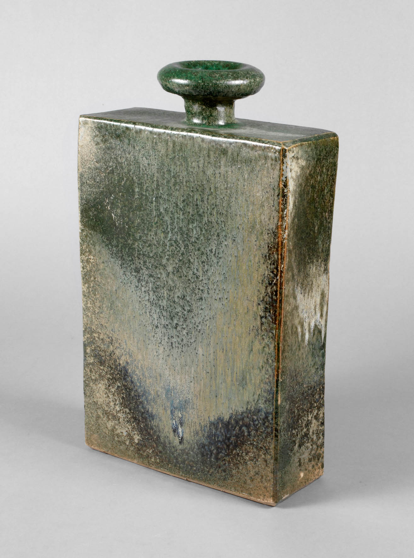 Große Steinzeug-Flaschenvase