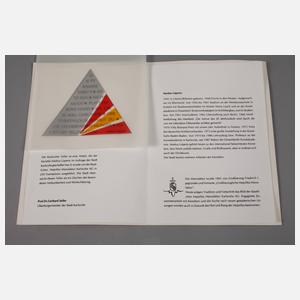 Karlsruhe großer Wandteller Markus Lüpertz