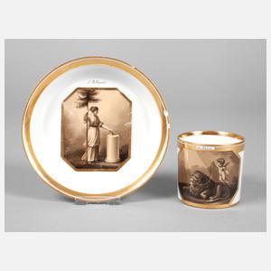 Alt-Wien Biedermeiertasse